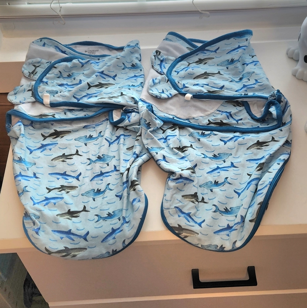 Shark Baby Sleep Sack Swaddle Set